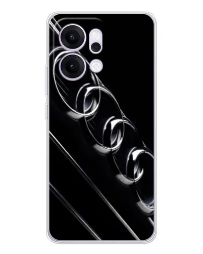 Чехол для OPPO Reno14 с картинкой «Audi — абстрактные кольца»