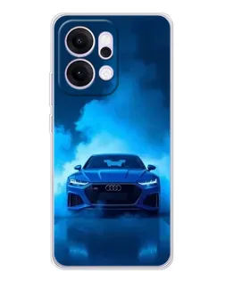Чехол для OPPO Reno14 с картинкой «Audi — голубая энергия» Чехол для OPPO Reno14 с картинкой «Audi — голубая энергия»