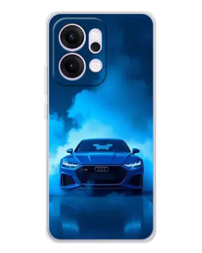 Чехол для OPPO Reno14 с картинкой «Audi — голубая энергия»