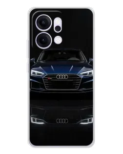 Чехол для OPPO Reno14 с картинкой «Audi — ночное отражение» Чехол для OPPO Reno14 с картинкой «Audi — ночное отражение»