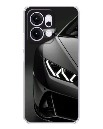Чехол для OPPO Reno14 с картинкой «Lamborghini фары детализация» Чехол для OPPO Reno14 с картинкой «Lamborghini фары детализация»