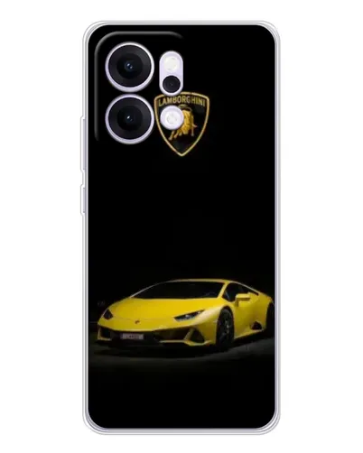 Чехол для OPPO Reno14 с картинкой «Lamborghini желтый акцент» Чехол для OPPO Reno14 с картинкой «Lamborghini желтый акцент»