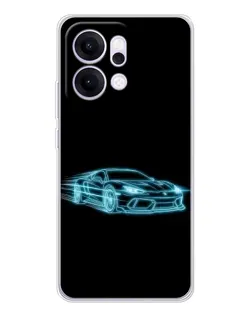 Чохол для OPPO Reno14 з картинкою «Неоновий контур Lamborghini» Чохол для OPPO Reno14 з картинкою «Неоновий контур Lamborghini»