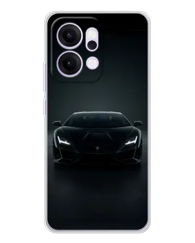 Чехол для OPPO Reno14 с картинкой «Черный Lamborghini Aventador» Чехол для OPPO Reno14 с картинкой «Черный Lamborghini Aventador»