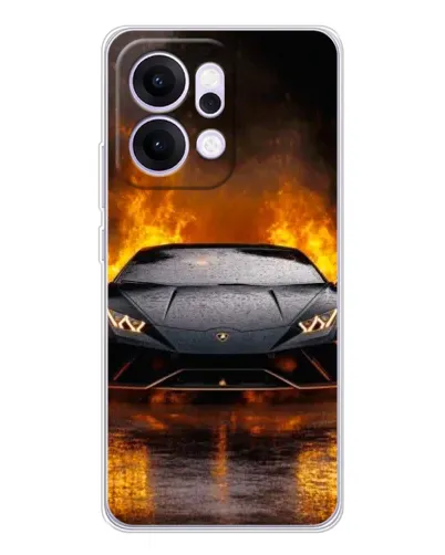 Чехол для OPPO Reno14 с картинкой «Lamborghini в огне» Чехол для OPPO Reno14 с картинкой «Lamborghini в огне»