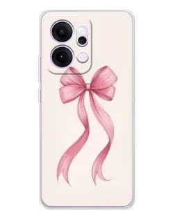 Чехол для OPPO Reno14 с картинкой «Розовый бант»