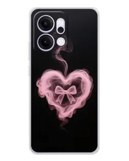 Чехол для OPPO Reno14 с картинкой «Дымчатое сердце»