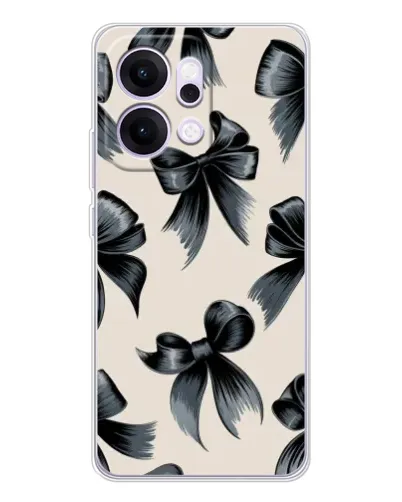Чехол для OPPO Reno14 с картинкой «Банты Coquette»