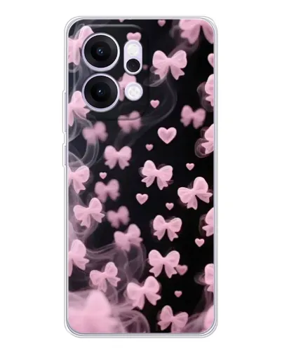 Чехол для OPPO Reno14 с картинкой «Неоновое кружево»