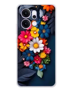 Чохол для OPPO Reno14 з картинкою «Квіткова феєрія»