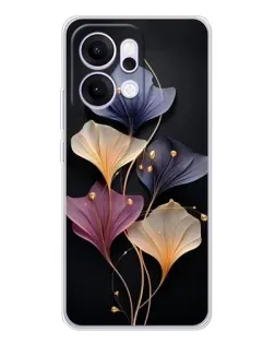 Чохол для OPPO Reno14 з картинкою «Лілові квіти грації»