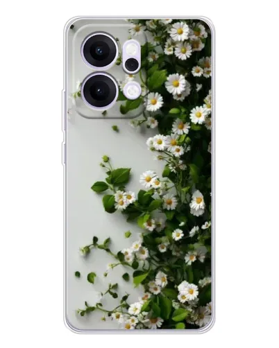 Чохол для OPPO Reno14 з картинкою «Гілка дрібних білих квітів»