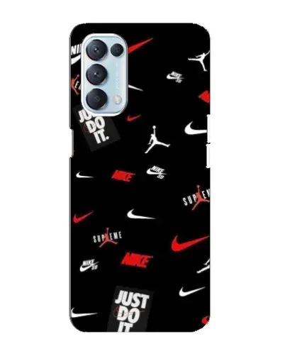 Чехол для OPPO Reno5 4G с картинкой «Nike Mix Pattern»