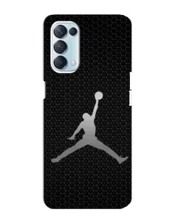 Чехол для OPPO Reno5 4G с картинкой «Jordan Dark Carbon»