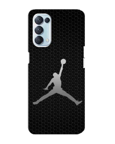 Чехол для OPPO Reno5 4G с картинкой «Jordan Dark Carbon»