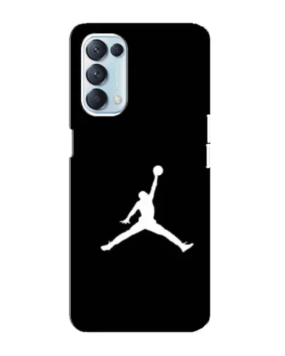 Чехол для OPPO Reno5 4G с картинкой «Jordan Silhouette»