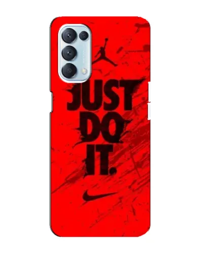 Чехол для OPPO Reno5 4G с картинкой «Nike Just Do It»