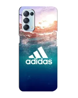 Чехол для OPPO Reno5 4G с картинкой «Океанская глубина адидас»
