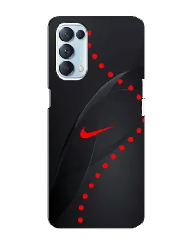 Чехол для OPPO Reno5 4G с картинкой «Абстрактный дизайн Nike»