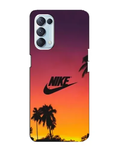 Чехол для OPPO Reno5 4G с картинкой «Nike на закате солнца»
