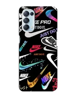 Чохол для OPPO Reno5 4G з картинкою «Nike —  розкіш»