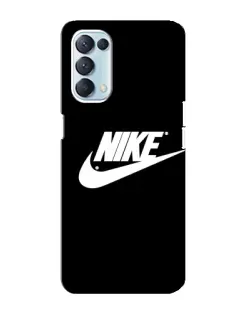 Чохол для OPPO Reno5 4G з картинкою «Мазки фарби Nike»
