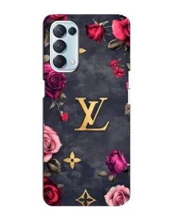 Чехол для OPPO Reno5 4G с картинкой «Цветочный Louis Vuitton» Чехол для OPPO Reno5 4G с картинкой «Цветочный Louis Vuitton»