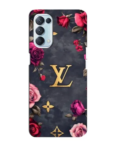 Чехол для OPPO Reno5 4G с картинкой «Цветочный Louis Vuitton» Чехол для OPPO Reno5 4G с картинкой «Цветочный Louis Vuitton»