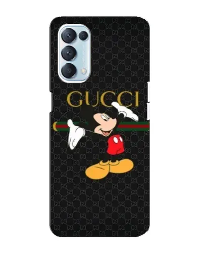 Чехол для OPPO Reno5 4G с картинкой «Микки Маус Gucci» Чехол для OPPO Reno5 4G с картинкой «Микки Маус Gucci»