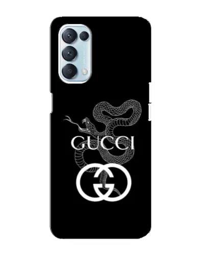 Чехол для OPPO Reno5 4G с картинкой «Gucci — серебряная змея» Чехол для OPPO Reno5 4G с картинкой «Gucci — серебряная змея»