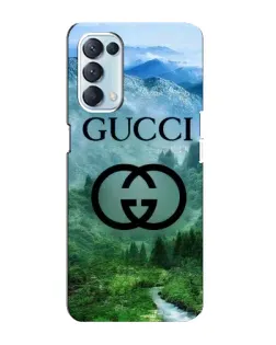 Чехол для OPPO Reno5 4G с картинкой «Gucci — горный пейзаж»