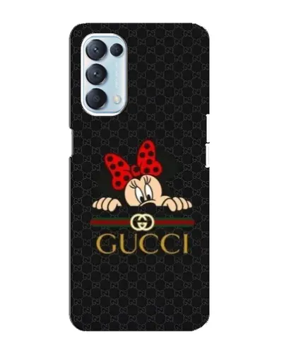 Чехол для OPPO Reno5 4G с картинкой «Минни Маус Gucci — черный» Чехол для OPPO Reno5 4G с картинкой «Минни Маус Gucci — черный»