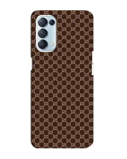 Чехол для OPPO Reno5 4G с картинкой «Gucci — шоколадная сетка»