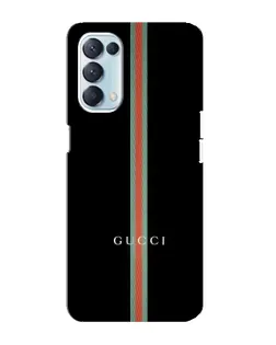 Чехол для OPPO Reno5 4G с картинкой «Gucci — строгая линия»