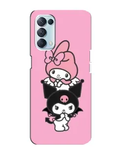 Чохол для OPPO Reno5 4G з картинкою «My Melody та Kuromi» Чохол для OPPO Reno5 4G з картинкою «My Melody та Kuromi»
