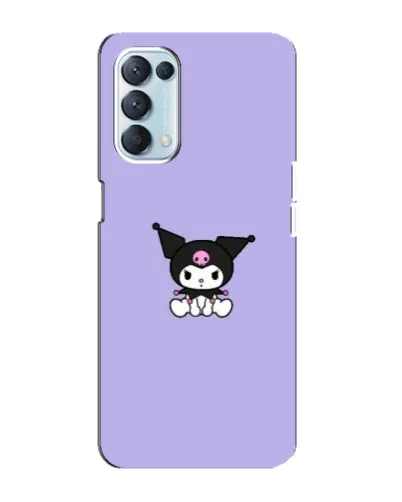 Чохол для OPPO Reno5 4G з картинкою «Kuromi — фіолетовий мінімалізм» Чохол для OPPO Reno5 4G з картинкою «Kuromi — фіолетовий мінімалізм»