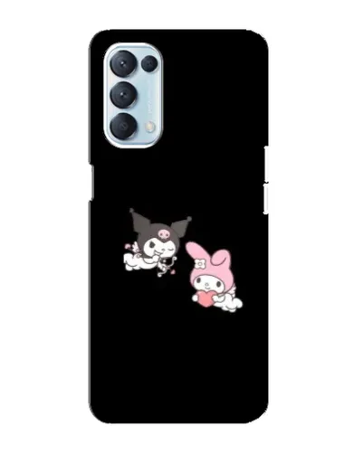 Чохол для OPPO Reno5 4G з картинкою «My Melody та Kuromi» Чохол для OPPO Reno5 4G з картинкою «My Melody та Kuromi»
