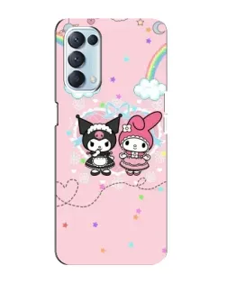 Чохол для OPPO Reno5 4G з картинкою «My Melody та Kuromi» Чохол для OPPO Reno5 4G з картинкою «My Melody та Kuromi»