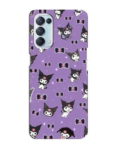 Чохол для OPPO Reno5 4G з картинкою «Kuromi — патерн» Чохол для OPPO Reno5 4G з картинкою «Kuromi — патерн»