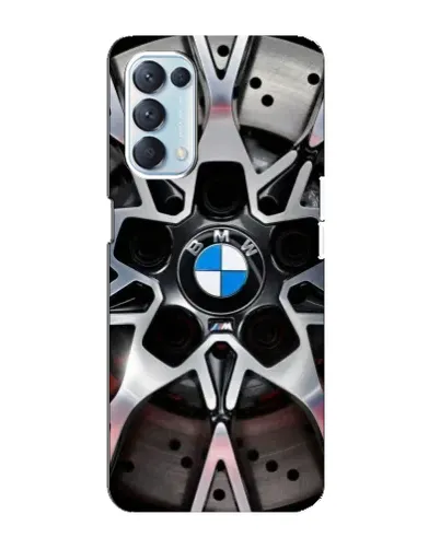Чехол для OPPO Reno5 4G с картинкой «BMW — деталь диска»