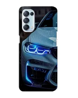 Чохол для OPPO Reno5 4G з картинкою «Погляд BMW з синіми фарами» Чохол для OPPO Reno5 4G з картинкою «Погляд BMW з синіми фарами»