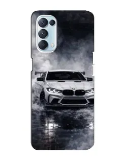 Чехол для OPPO Reno5 4G с картинкой «BMW сквозь туман»