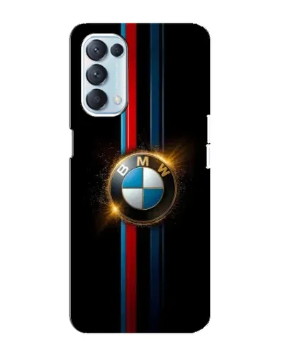 Чехол для OPPO Reno5 4G с картинкой «BMW M-Power неон»