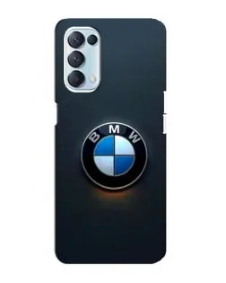 Чехол для OPPO Reno5 4G с картинкой «Логотип BMW — минимализм»