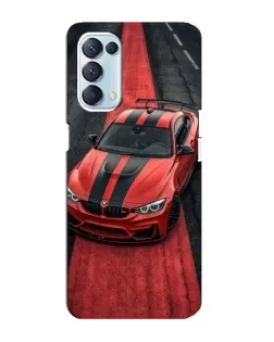 Чехол для OPPO Reno5 4G с картинкой «BMW на красной дорожке»
