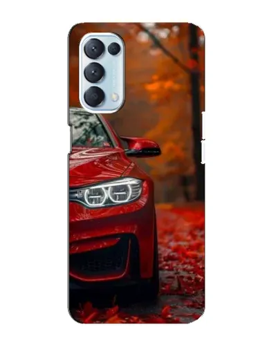 Чехол для OPPO Reno5 4G с картинкой «Осенняя BMW M4»