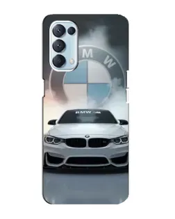 Чохол для OPPO Reno5 4G з картинкою «BMW в білому диму» Чохол для OPPO Reno5 4G з картинкою «BMW в білому диму»