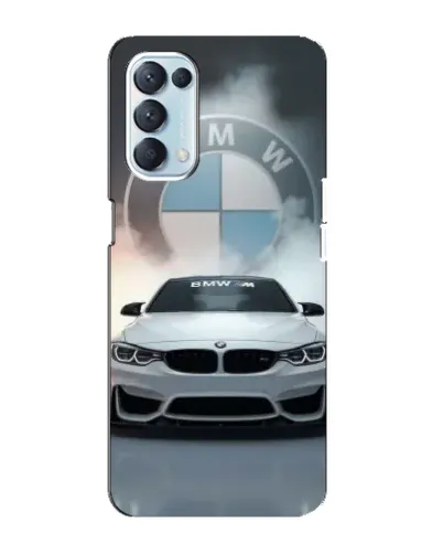 Чохол для OPPO Reno5 4G з картинкою «BMW в білому диму» Чохол для OPPO Reno5 4G з картинкою «BMW в білому диму»