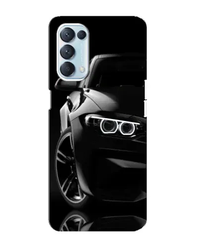 Чохол для OPPO Reno5 4G з картинкою «Чорна BMW — профіль» Чохол для OPPO Reno5 4G з картинкою «Чорна BMW — профіль»