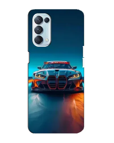 Чохол для OPPO Reno5 4G з картинкою «BMW — вогні неону» Чохол для OPPO Reno5 4G з картинкою «BMW — вогні неону»